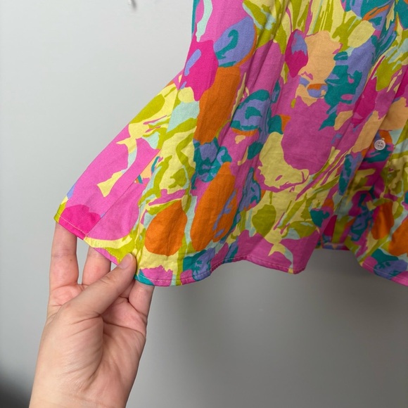 Crosby by Mollie Burch Billie Floral Pink Blouse - Picture 9 of 10